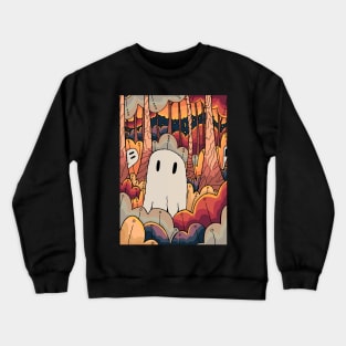 Little ghost forest Crewneck Sweatshirt